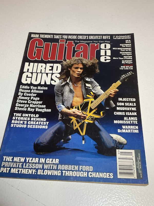 Guitar One Magazine Eddie Van Halen Jimmy Page Stevie Ray Vaughan
