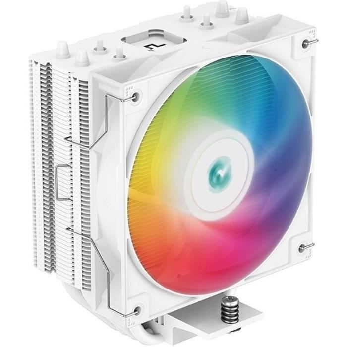 DeepCool AG400 ARGB Blanc refroidisseur de processeur au design épuré