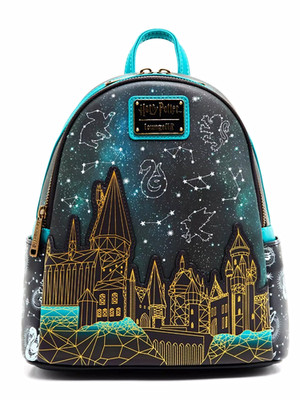 Harry Potter Loungefly Hogwarts Rucksack Glow in the Dark Hogwarts Rucksack Tasche