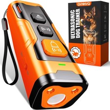 Ultrasonic Dog Bark Deterrent - 4 Modes, 50ft Range, Indoor/Outdoor Use, Easy to