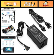 65W Laptop Charger for HP Pavilion, Envy, Elitebook, ProBook, Spectre - 19.5V 3.