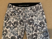 OBERMEYER Thermore snowboarding ski pants softshell insulated black white - 12