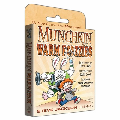 Steve Jackson Games Munchkin Warm Fuzzies Erweiterung Kartenspiel Box Gelb