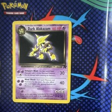 Wizards of the Coast 2000 Pokemon Team Rocket Dark Alakazam 18/82 Rare ENG on eBay