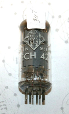 ECH42 (Rimlock) Telefunken - Tube, Röhren, Valve - geprüft - gut          ;RS1-2
