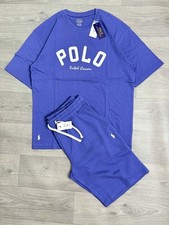 Brand New Sealed Polo Ralph Lauren Short Set Size Large Royal Blue