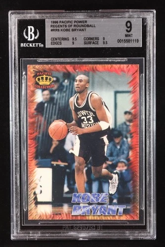 Kobe Bryant 1996 Pacific Power Regents of Roundball #RR6 RC Mint