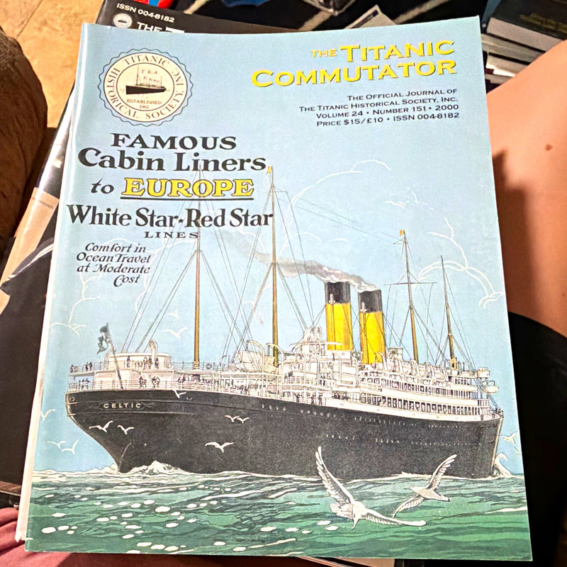 White Star & Titanic: The Titanic Commutator Magazine Vol 24 No 1 (2000)