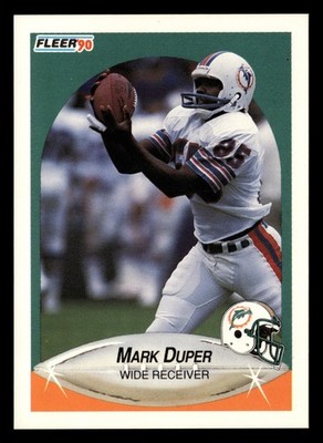 Mark Duper 1990 Fleer #239 Miami Dolphins FOOTBALL *223