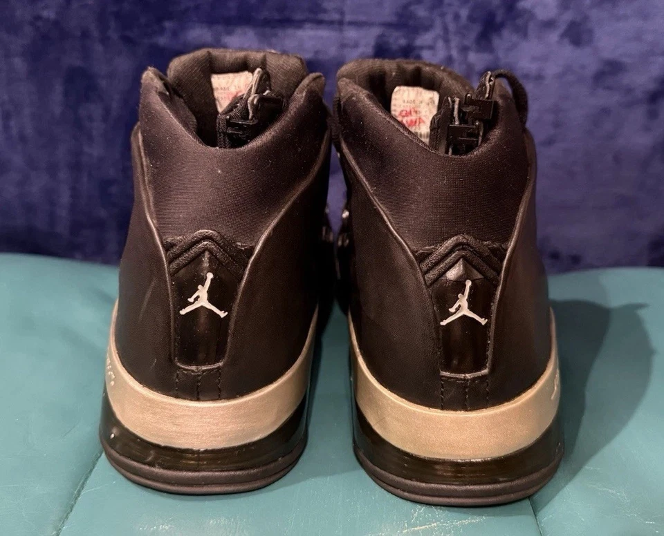 Винтажный 2002 Jordan 17 OG черный металлик серебро 302720 041 мужчин 9,5 | женщин 11 - Изображение 4 из 4