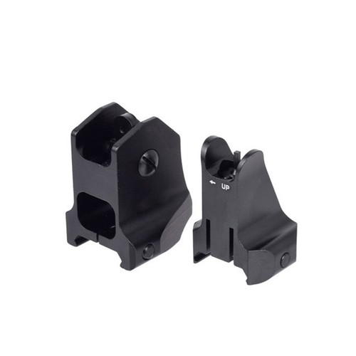 Tactical Low Profile Metal Sights Iron Front & Rear Set High Qualiy Black - Picture 3 of 20