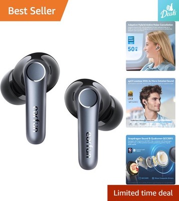 Experience Pure Sound: Air Pro 4 Adaptive ANC Wireless Earbuds with 52H Playtime