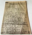 WW1 Handwritten Military Operation Orders Thin Paper Notebook copies 1915
