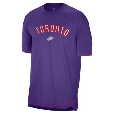 Toronto Raptors Classic Edition Warm Up Nike Size Large Purple HWC Fz0146-504