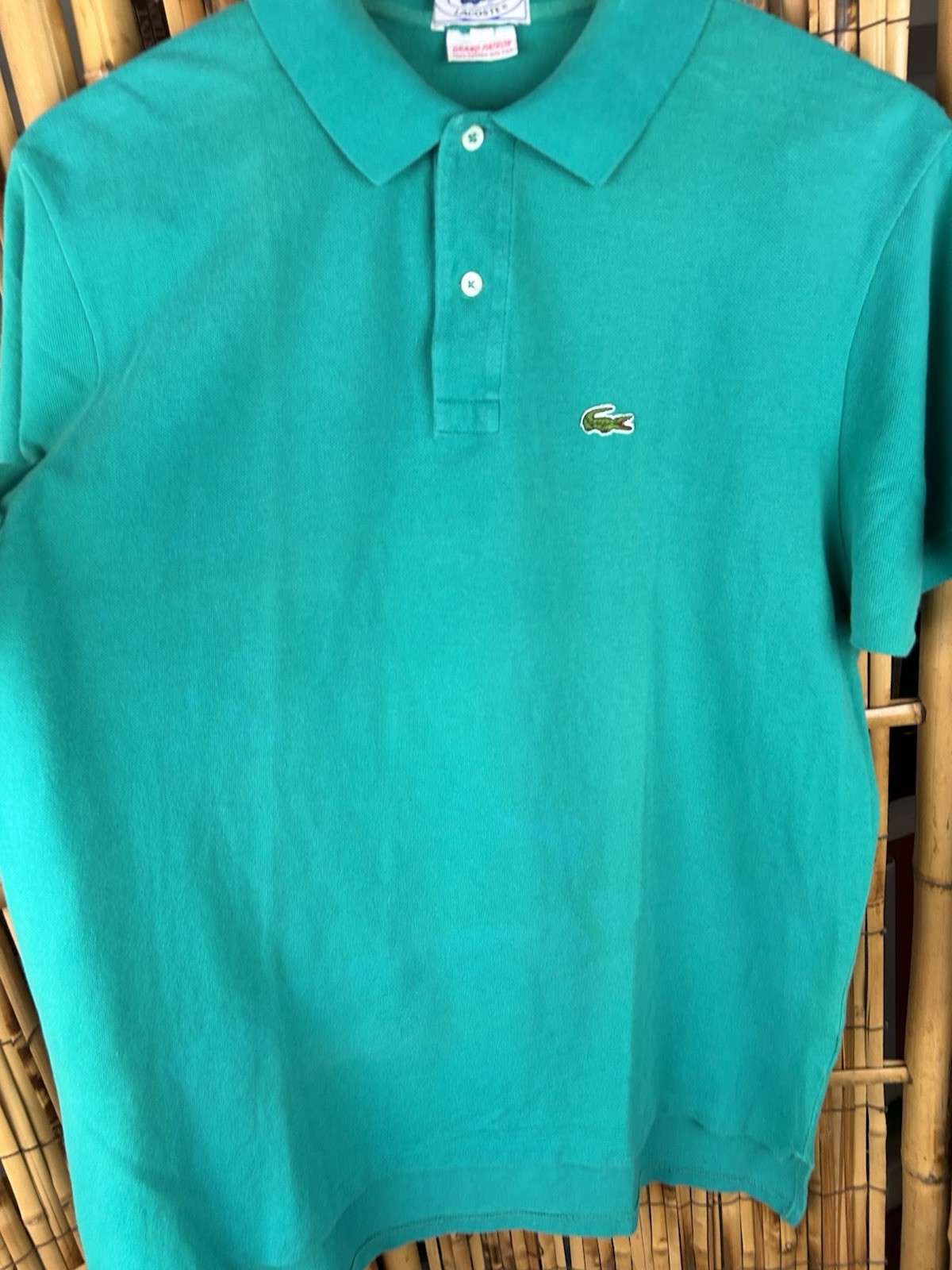 Vintage IZOD Lacoste Polo Shirt Mens XL In Green  With Croc Logo thumbnail 17
