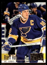 Brett Hull 1994-95 Ultra #183 Blues NHL READ FREE SHIPPING AutographDen