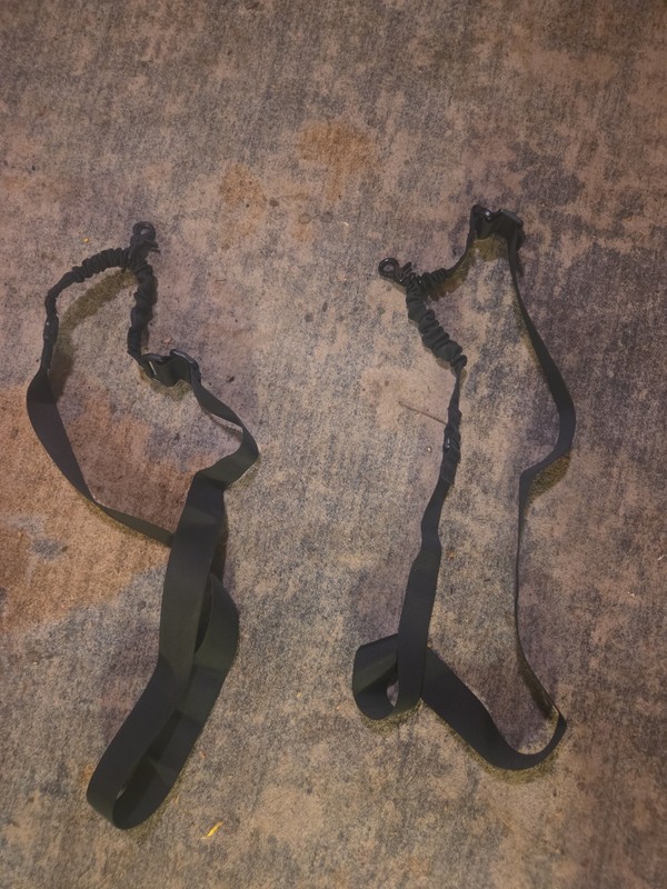 Two One Point Bungee Weapon Slings