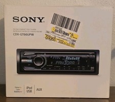 Sony CDX-GT66UPW Car CD Player USB AUX iPod New Open Box