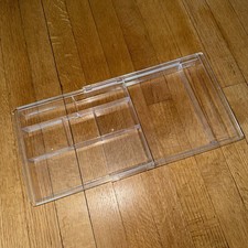 Acrylic Adjustable Drawer Organizer Makeup Jewelry Beads 1” Deep 12-17” Wide