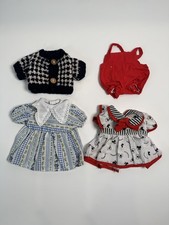 Vintage Doll Clothing Lot Mixed 10  Outfits