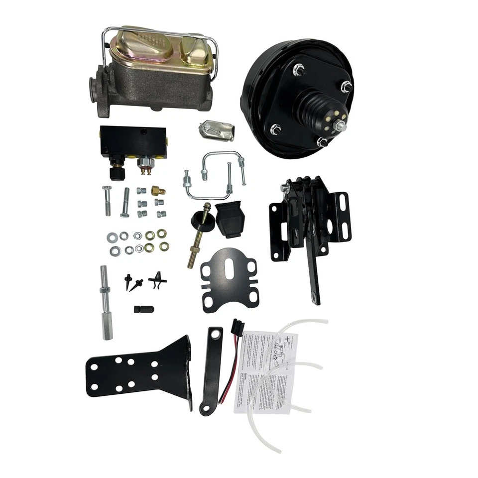 New 7"Single Power Booster Brake Conversion Kit & Valve for 1957-1977 Ford F-100 - Image 2 of 4