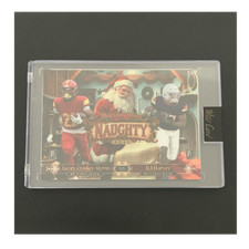 2025 Wild Card Holiday Hits Naughty Dual Jacory Croskey-Merritt RJ Harvey 1/1