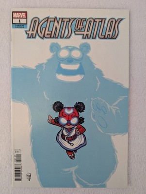Marvel Comics Agents of Atlas 1 Scottie Young Variant 2019 NM Range