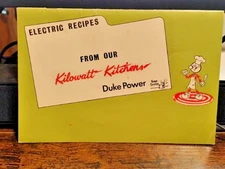Vintage Electric Recipes Kilowatt Kitchens Duke Power Service Cookbooks (2)