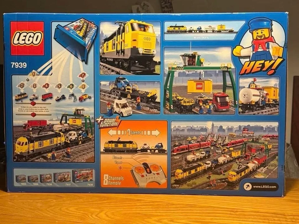 LEGO City RC Train Cargo Train 7939 In 2010 New Retired - Image 2 of 4