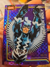 2026 Topps Chrome Marvel Comics BLACK BOLT #12 STORM'S PURPLE LIGHTNING 66/75