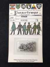DER KRIEGSPIELERS- Panzertroops GERMAN WEAPONS 403 - 15MM Soldiers