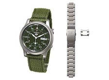 Seiko 5 Sports Military Green Men's Watch - SNK805K2 for sale