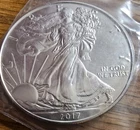 2017 WALKING LIBERTY AMERICAN EAGLE .999 FINE SILVER DOLLAR COIN 1oz. $1 USA