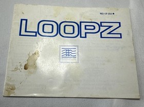 Loopz Nintendo NES Cartridge With Manual Tested Authentic