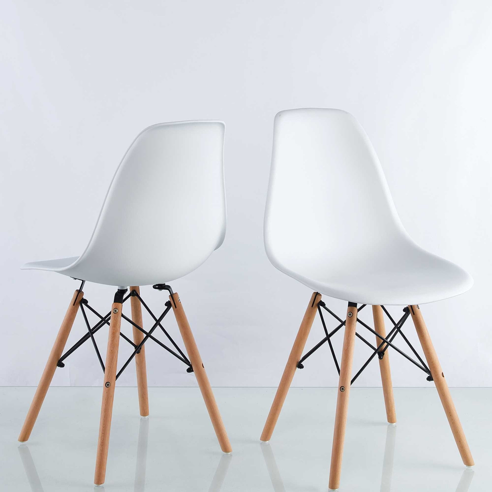 Modern Minimalist Dining Chairs for Kitchen Living Room 4-Piece Set