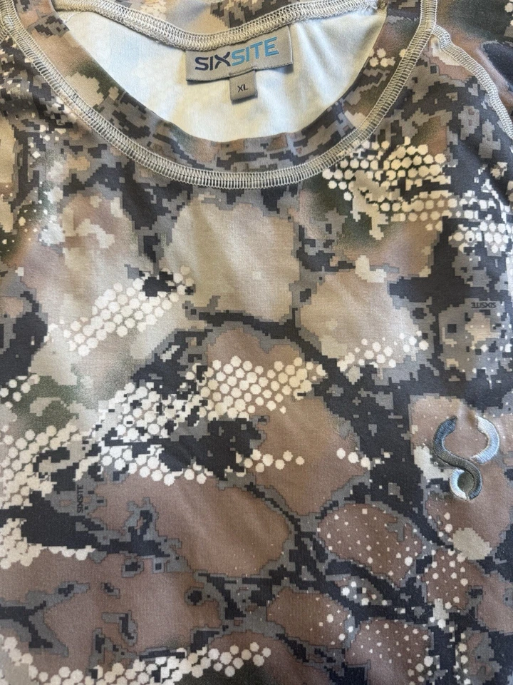 Camisa Sixsite Manga Larga Saba Performance Marrón Camuflada Caza Pesca XL BONITA Foto 2 de 4