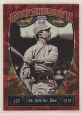 2013 Cooperstown Collection Red Crystal Shard /399 Home Run Baker Frank HOF sh7