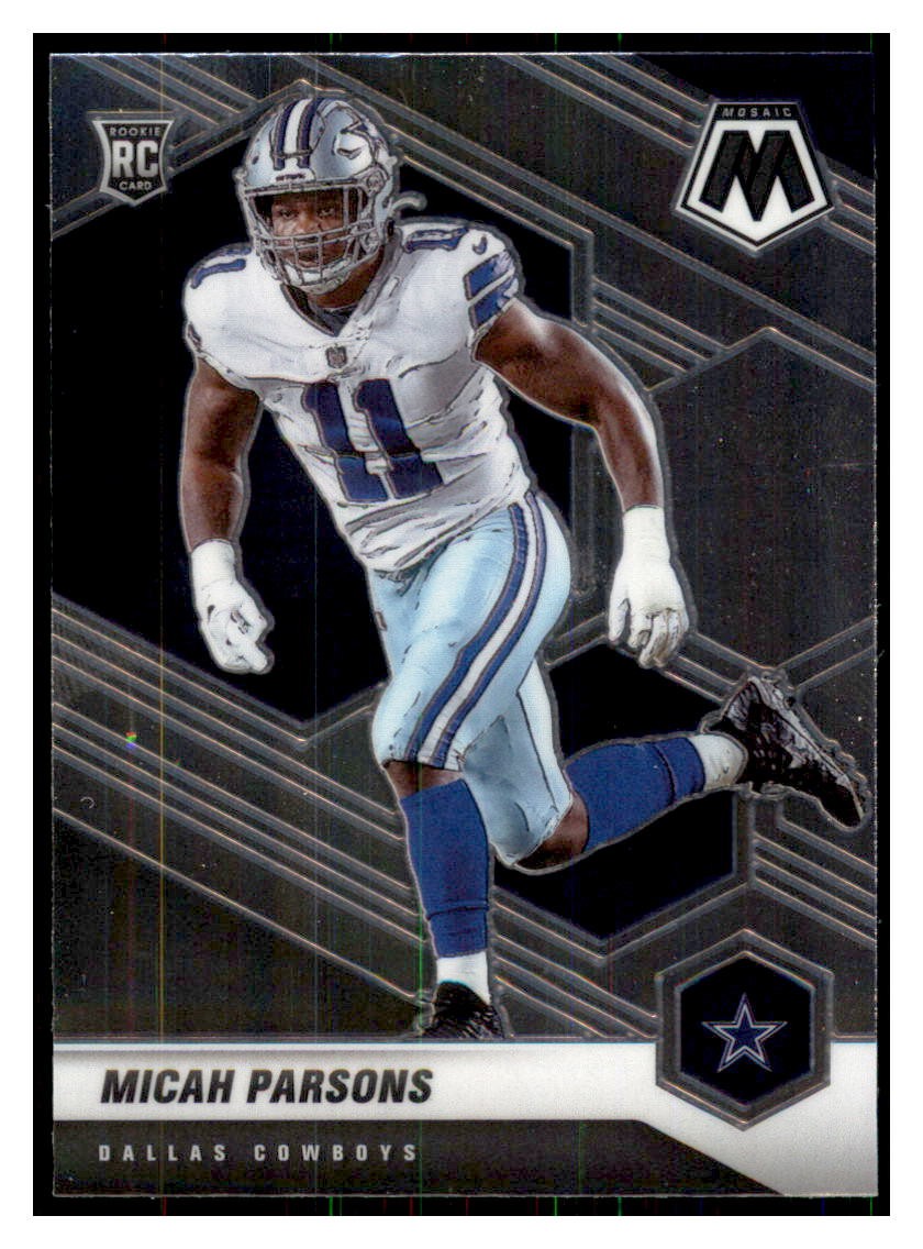 Micah Parsons 2021 Panini Mosaic RC #362 Dallas Cowboys