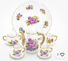 Miniature Teapot Dollhouse Barbie Tea Pot Set Scale 1:12   8 PCS PLAY DIORAMA