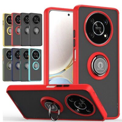 For Honor 90 70 50 SE X8A Magic6 Lite 5 Pro Slim Ring Stand Shockproof Case