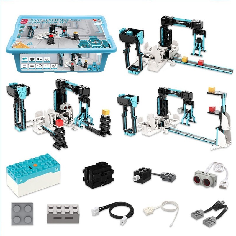 Smart Robot Arm Kit for Kids-APP Controlled 538PCS DIY Build & Code STEAM Robot