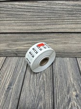 44x34 Retail Size Stickers for Store Boutique Clothing Label Apparel Roll