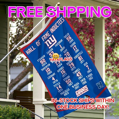 New York Giants 3x5 ft flag Hall of fame Champions Ideal NFL Gift Banner - Picture 5 of 9