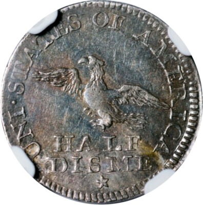 1792 H10c Half Disme - 1st Official U.S. Coin - NGC MS63 | eBay