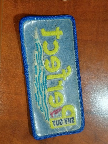 NEW Vintage Voyager Shy But Perfect Retro embroidered patch Iron-on or sew Cool! - Picture 3 of 3