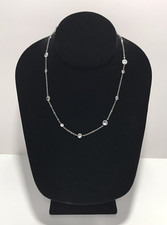 Silpada 925 CZ Infinity Station Cubic Necklace