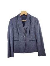 Next Sp Womens Long Sleeve Blazer Jacket Grey Colour Size 12uk