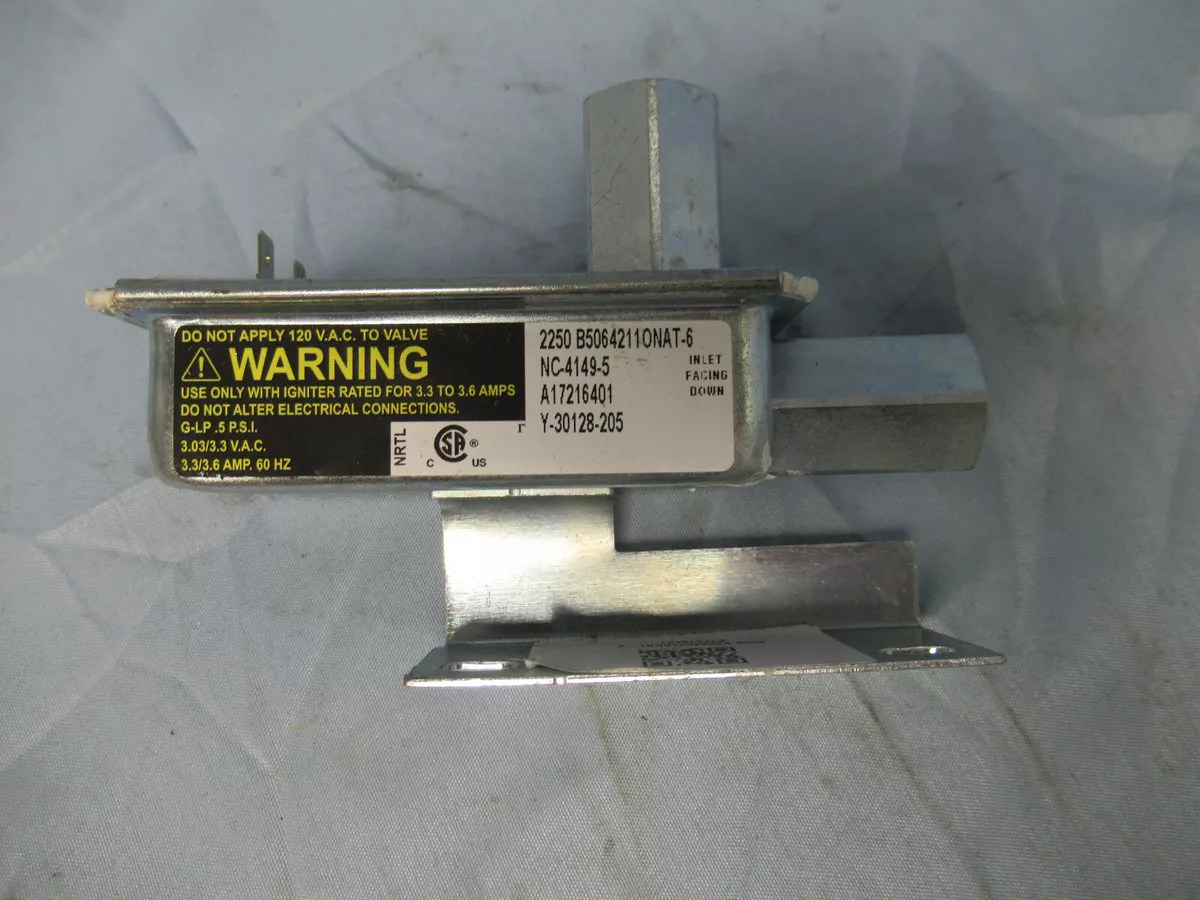 Frigidaire Gas Range Single Port Safety Valve 5304533805 (Lot #14 