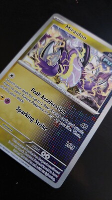 Miraidon 121/162 Non-Holographic Pre-Release Exclusive Pokemon