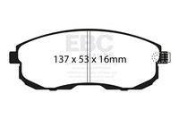 EBC Brakes DP51636NDX Bluestuff NDX Rennsport BremsbeläGe FüR 03-05 350Z G35
